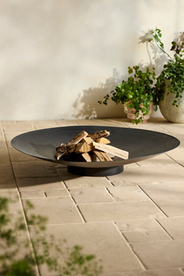 Weathering Steel Low Bowl Fire Pit - Thumbnail 3