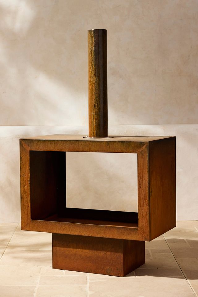 Weathering Steel Open Air Chiminea #2