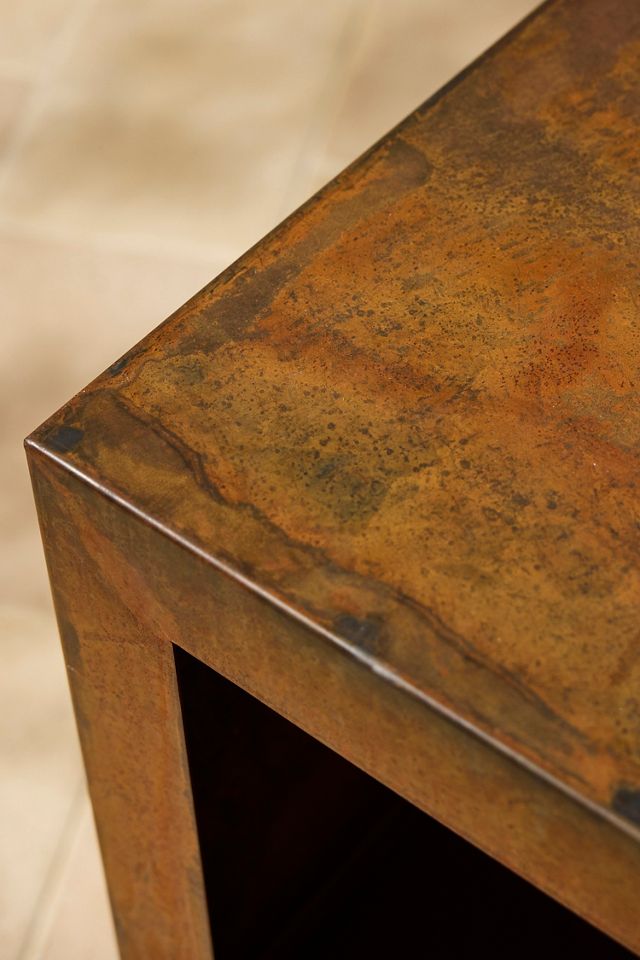 Weathering Steel Open Air Chiminea | Terrain