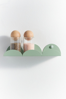 Anthropologie Scalloped Wall Shelf