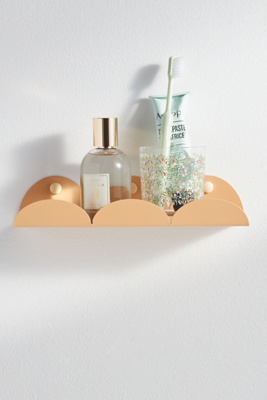 Anthropologie Scalloped Wall Shelf