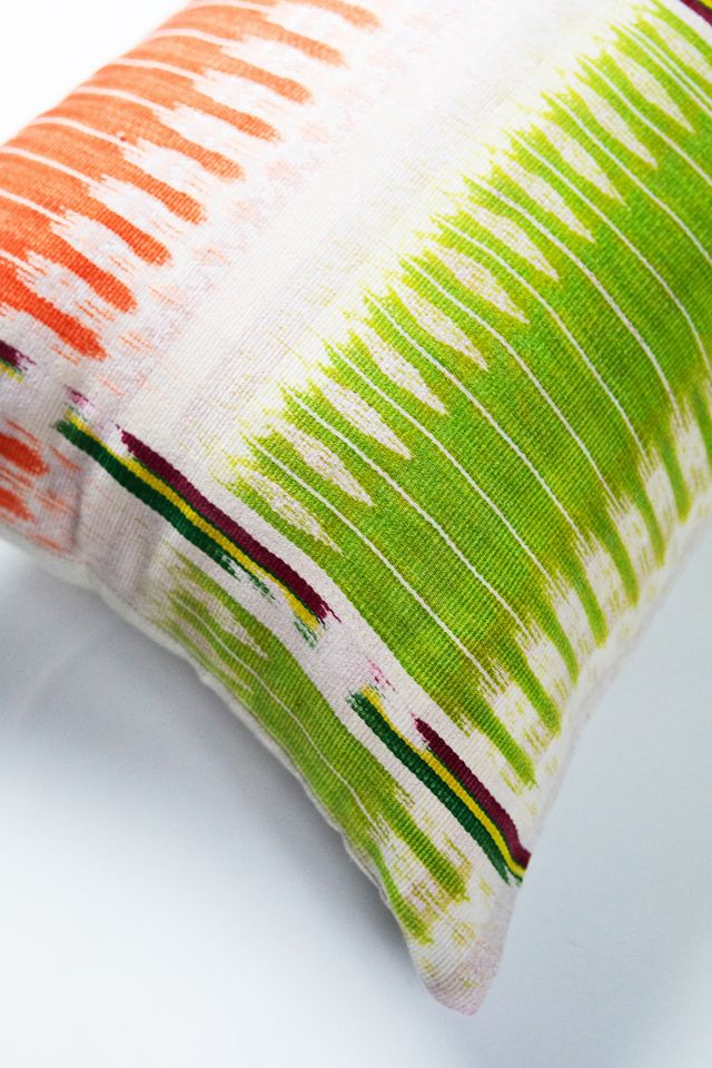 Archive New York Vintage Ikat Tie Dye Pillow #2