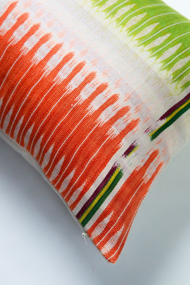 Archive New York Vintage Ikat Tie Dye Pillow #3