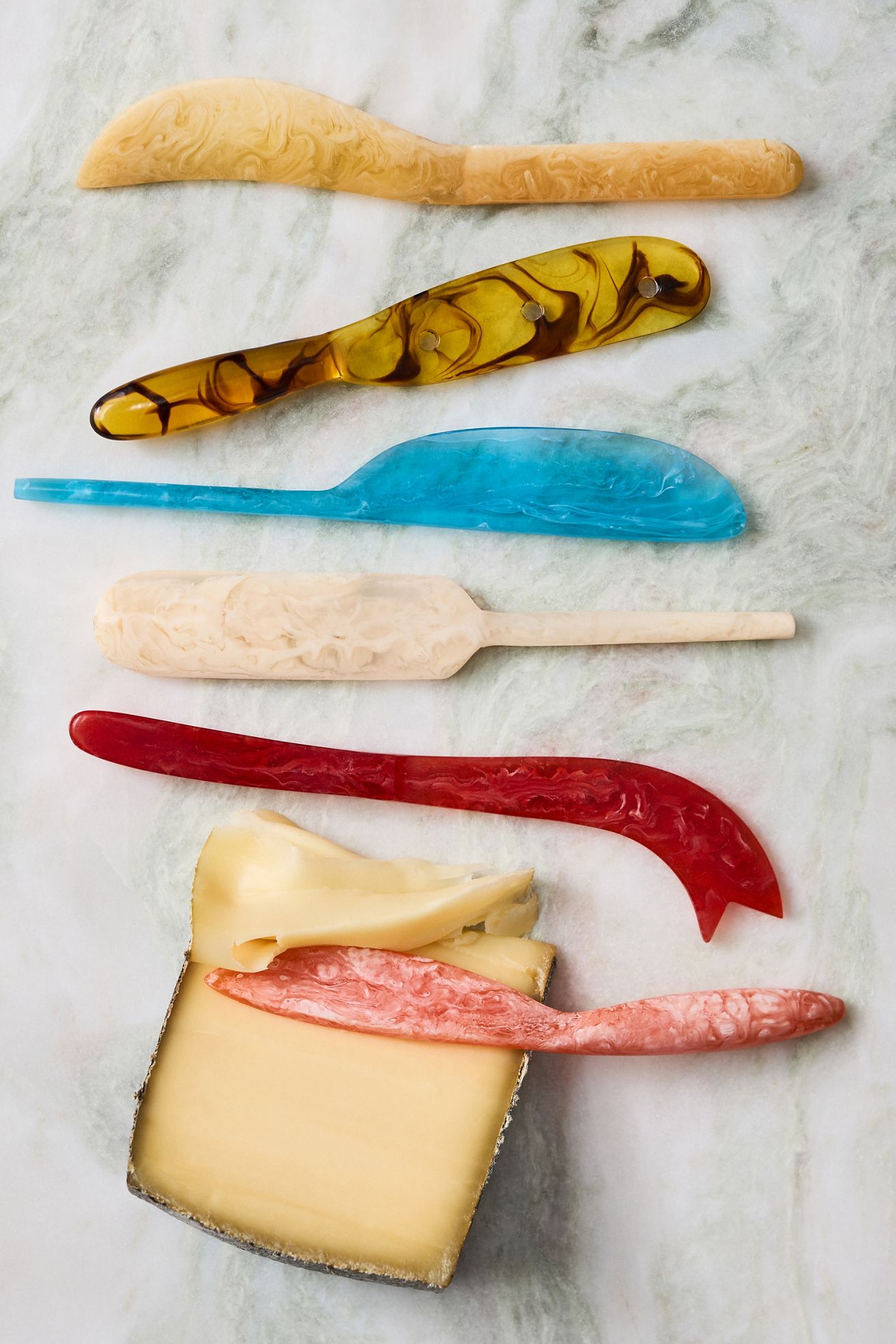 Mignon Resin Spreaders, Set of 6 - Multi, Set Of 6