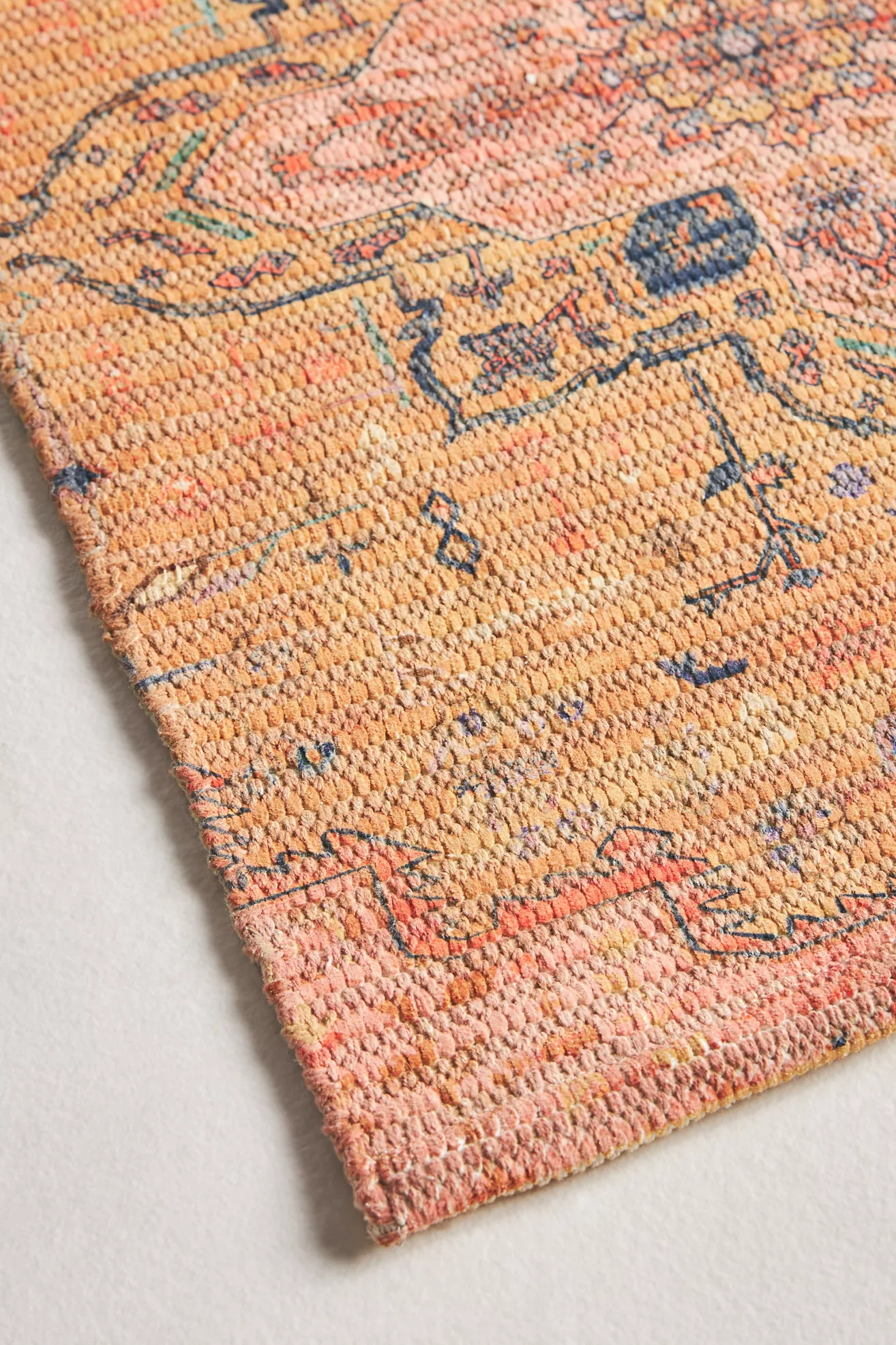 Maribelle Cotton Printed Bath Mat - thumbnail 3