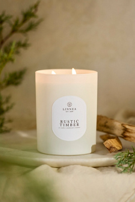 Terrain Linnea Candle, Rustic Timber