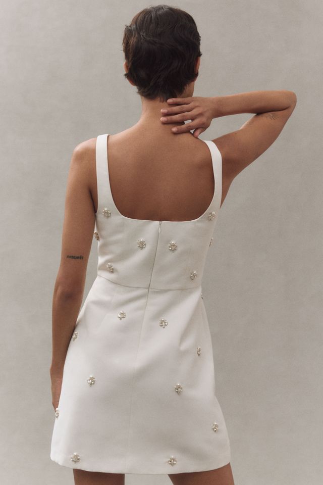 Sachin & Babi Scoop-Neck Embroidered A-Line Mini Dress #2