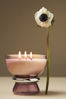 Anthropologie Kendra Gourmand Sweet Tonka & Vanilla Glass Candle