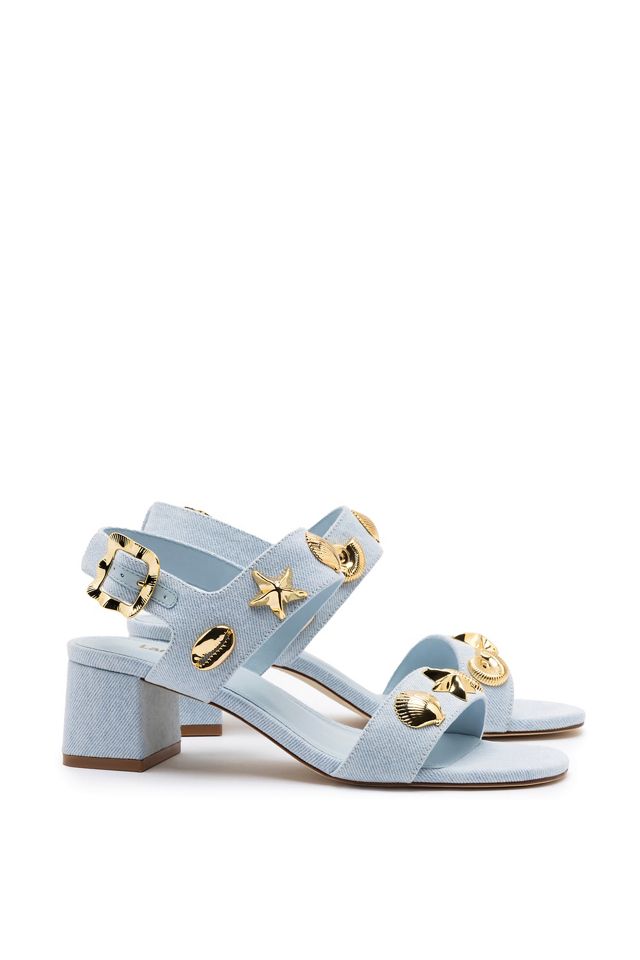 Larroudé Madison Block Sandals #1