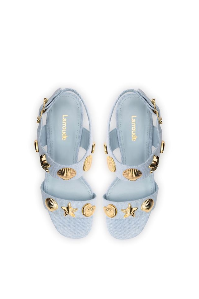 Larroudé Madison Block Sandals #2