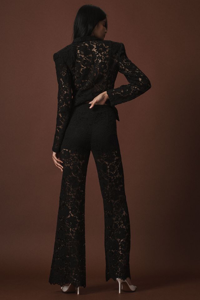 SANS FAFF London Lace Flared Pants #2
