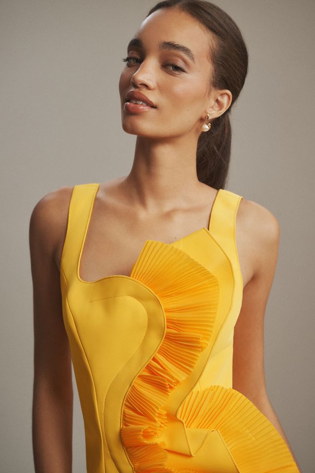 Acler Etherley Sleeveless Micro Pleated Mini Dress #3