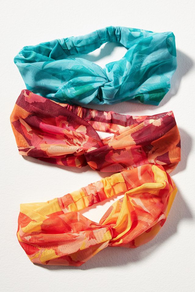 HTF Anthropologie Lola Floral Twist Headband Kachel Lola Twist Headband | Anthropologie main image 3