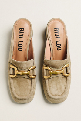 Bibi Lou Zagreb Heeled Loafers In Green