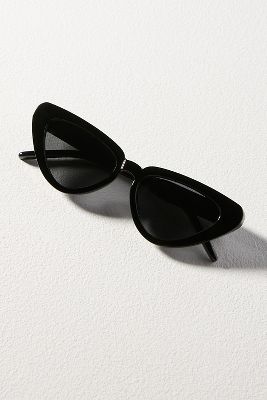 Shop Fifth & Ninth Freya Polarized Sunglasses In Black