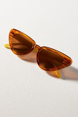 Fifth & Ninth Freya Polarized Sunglasses In Brown