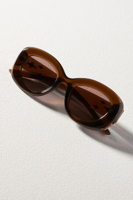 Fifth & Ninth Bianca Polarized Sunglasses In Brown