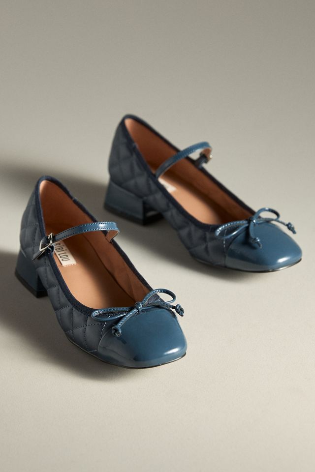 Bibi Lou Quilted Mary Jane Heels #1