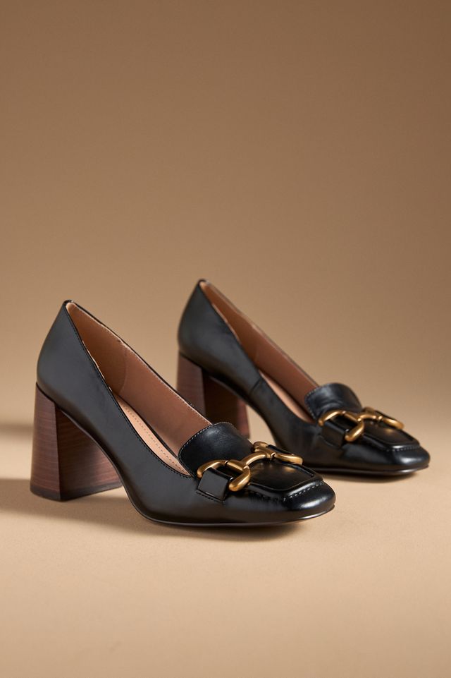 Bibi Lou Zagreb Wood Stacked Heels