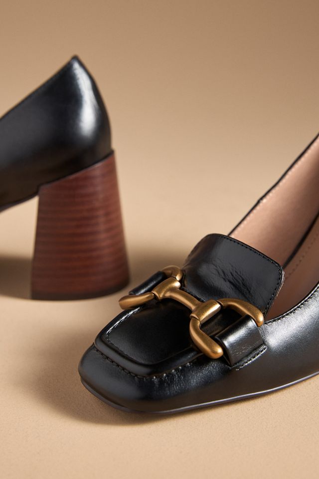 Bibi Lou Zagreb Wood Stacked Heels