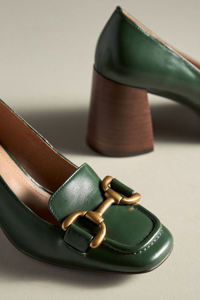 Bibi Lou Zagreb Wood Stacked Heels | Anthropologie