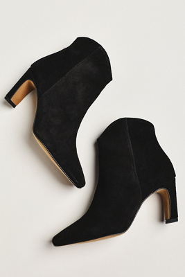 By Anthropologie Western Ankle Boots In Black