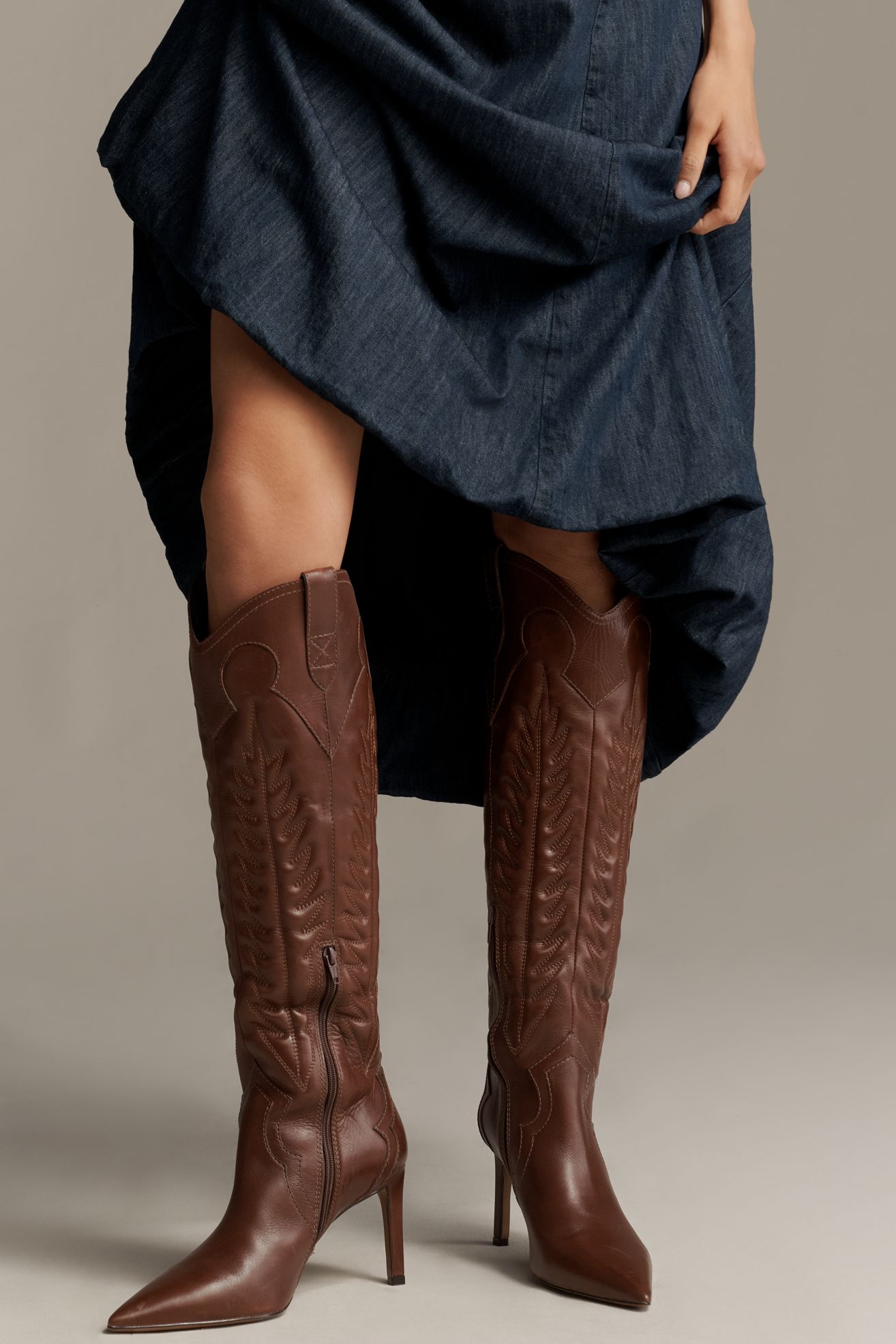 By Anthropologie Western Boots