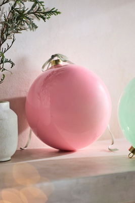 8" Giant Glass Bauble Ornament