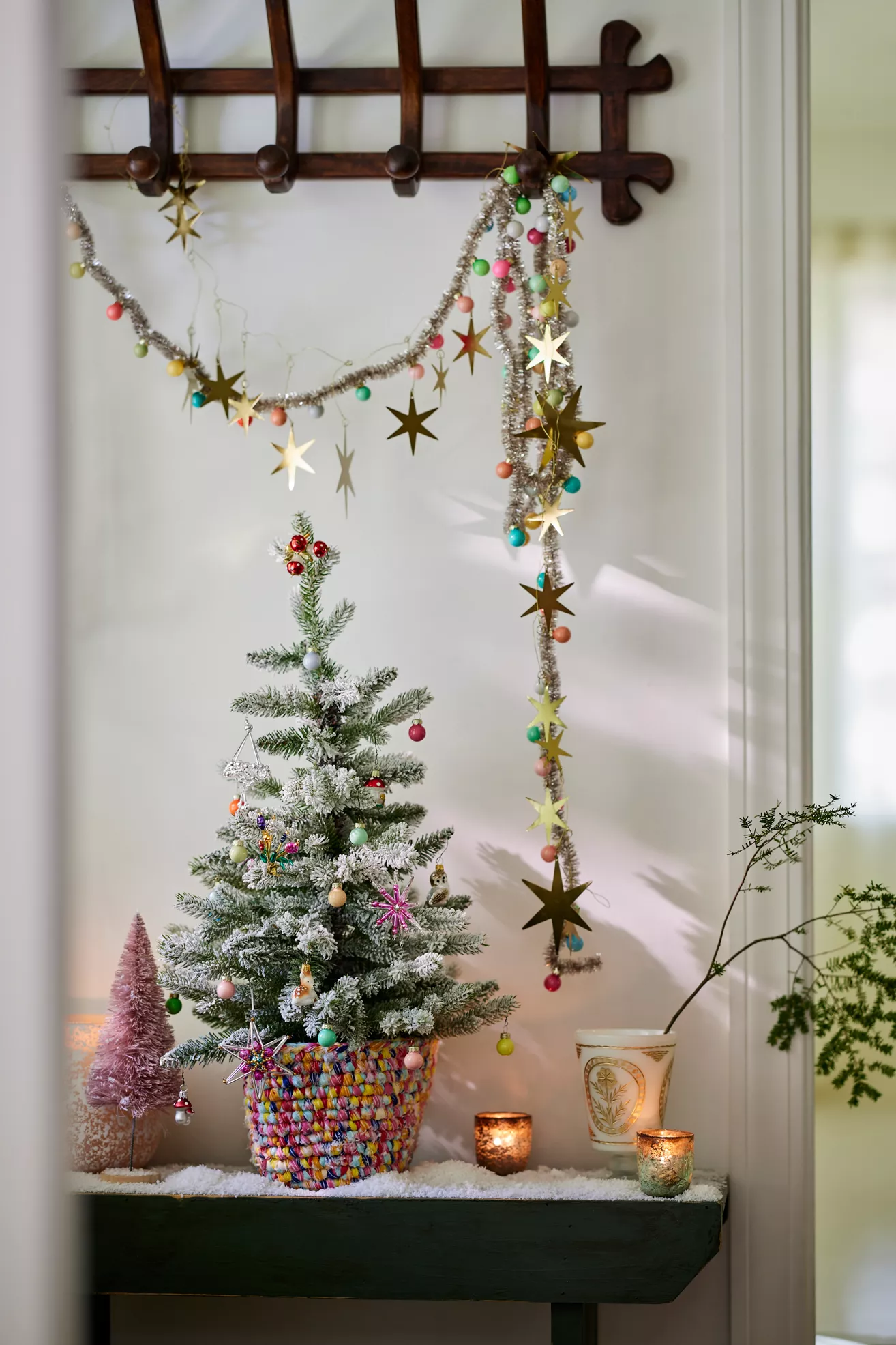 Terrain Good Cheer Bauble Tinsel Garland, 9' - thumbnail 7