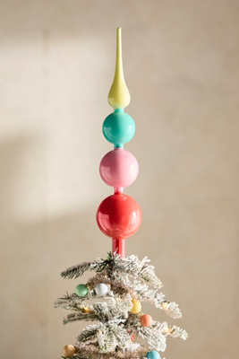 Terrain Colorful Glass Tree Topper