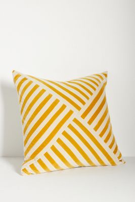 Christina Lundsteen Lily Pillow Cover In Yellow