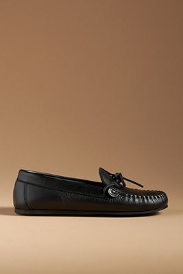 Shop By Anthropologie Bow Driving Loafers In Black