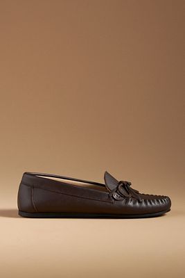 Shop By Anthropologie Bow Driving Loafers In Brown