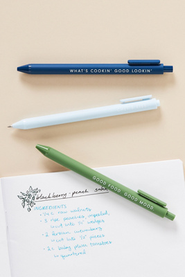 Ruff House Print Shop Ruff House Gel Pens, Set Of 3