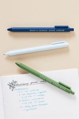 Ruff House Gel Pens, Set of 3
