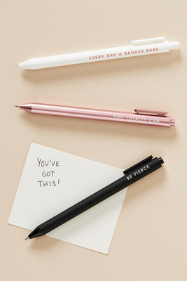 Ruff House Print Shop Ruff House Gel Pens, Set Of 3
