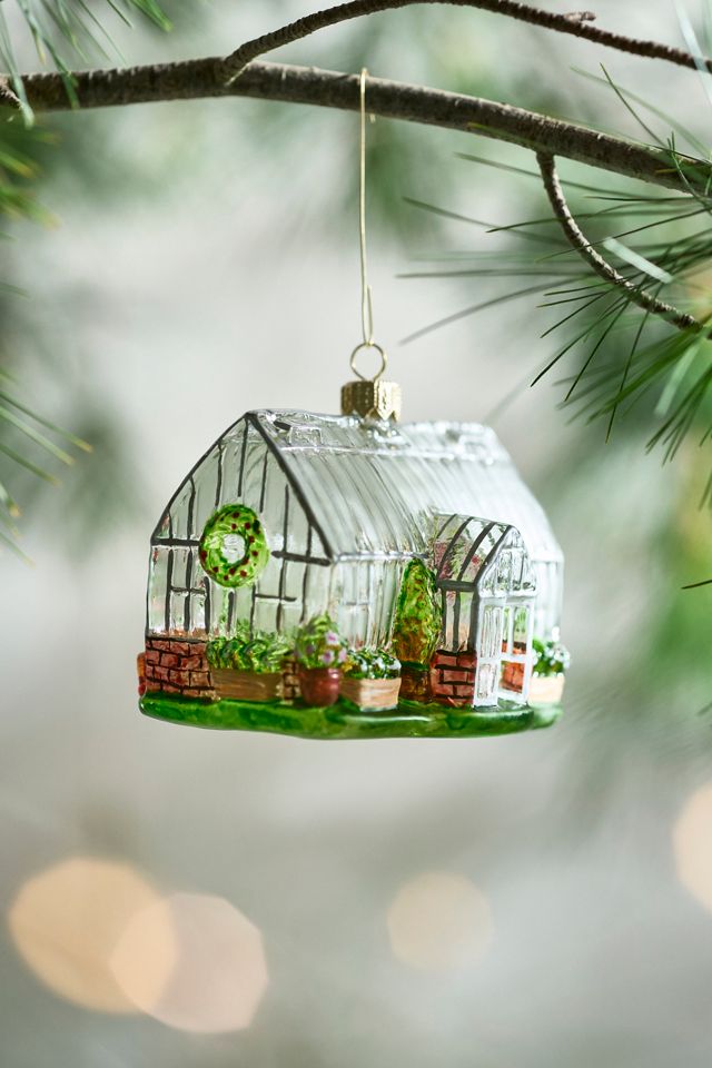 Greenhouse Glass Ornament #1