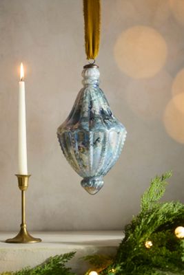 Iridescent Glass Giant Finial Ornament