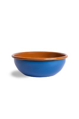 Shop Crow Canyon Home X The Get Out Enamelware Cereal Bowl Set In Blue