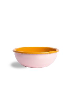 Shop Crow Canyon Home X The Get Out Enamelware Cereal Bowl Set In Pink