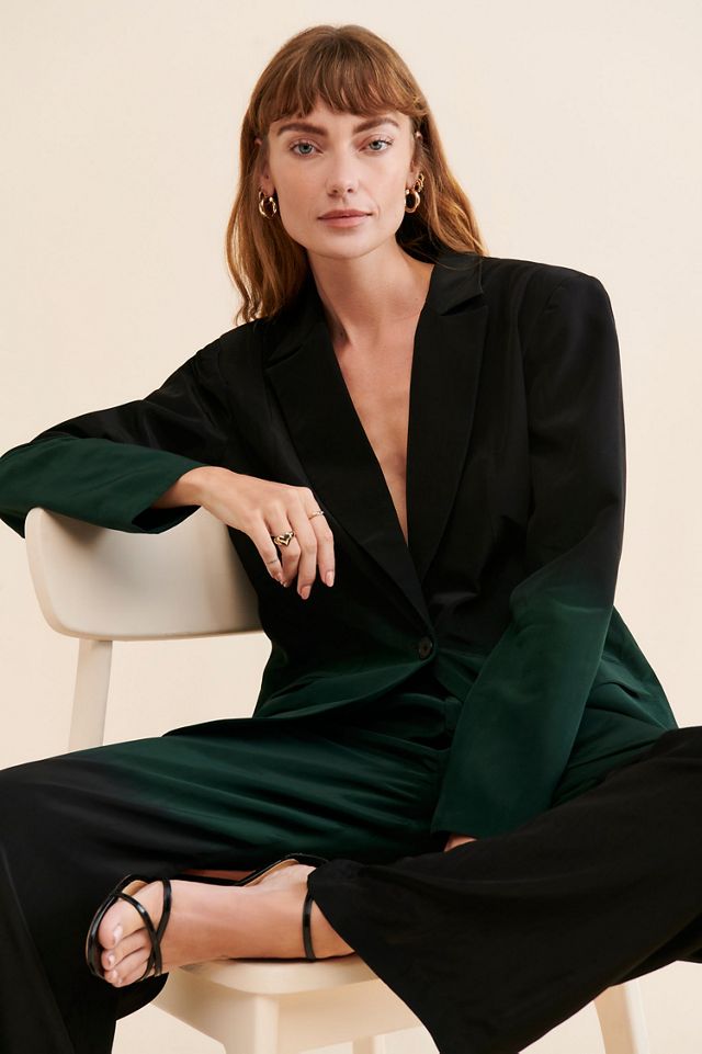 nirmoha Emerald Ombre Blazer #2
