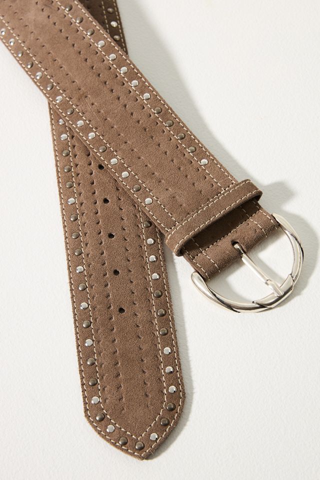 Vanzetti Suede Studded Belt #1