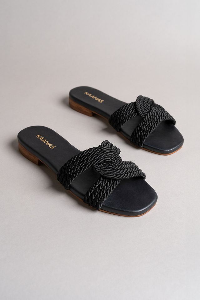 Kaanaz Olas Infinity Corded Slide Sandals #1