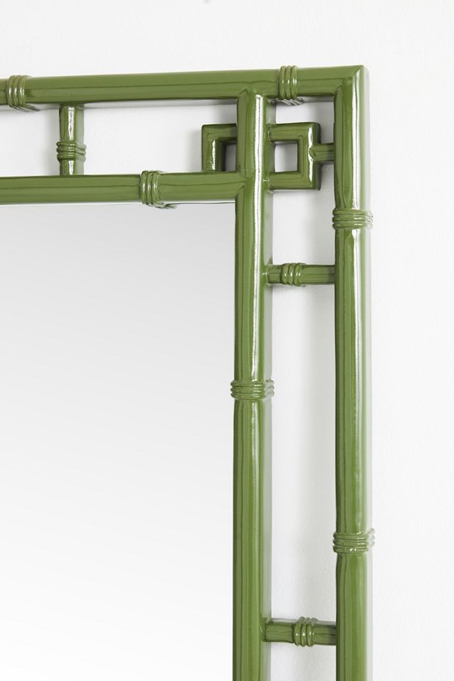 Faye Handcrafted Bamboo Mirror #1