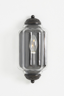 The Eloise Lighting Collection By Anthropologie The Eloise Scallop Milk Glass Flush Sconce Wall Light