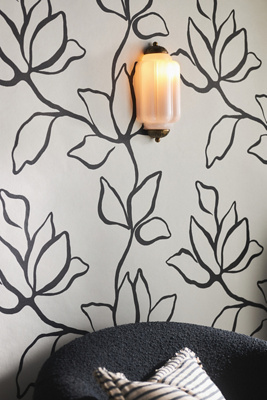 Anthropologie Eloise Glass Flush Sconce