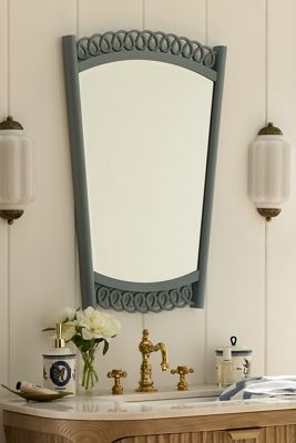 The Eloise Scallop Milk Glass Flush Sconce Wall Light