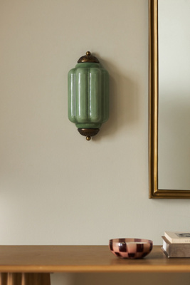 Anthropologie Eloise Glass Flush Sconce