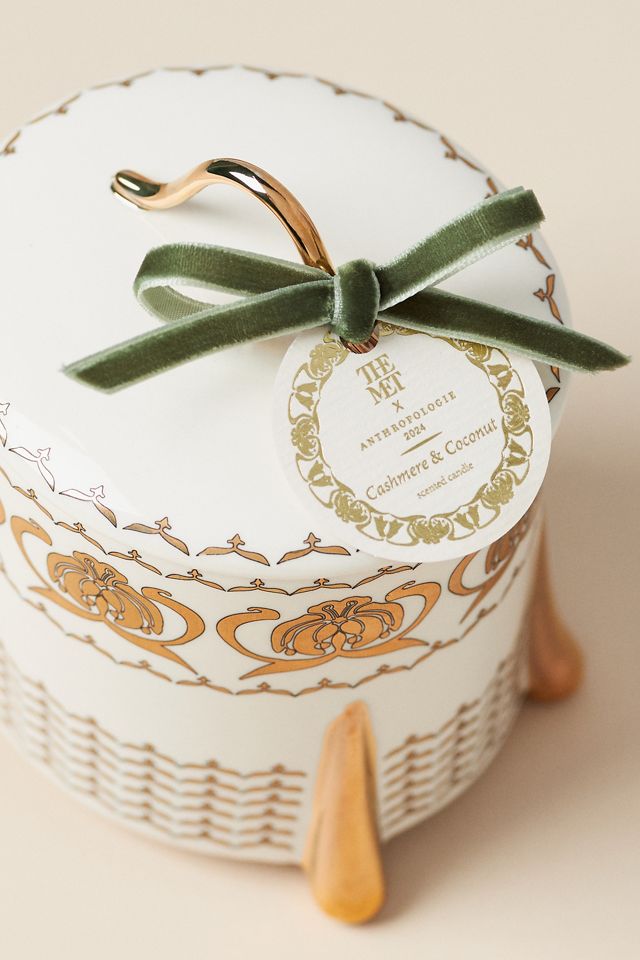 The Met x Anthropologie Gourmand Cashmere & Coconut Ceramic Candle #3