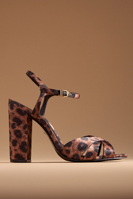 Shop Schutz Keefa High Block Heels In Multicolor